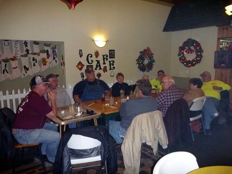 Had eleven good folks show up for lunch today..
