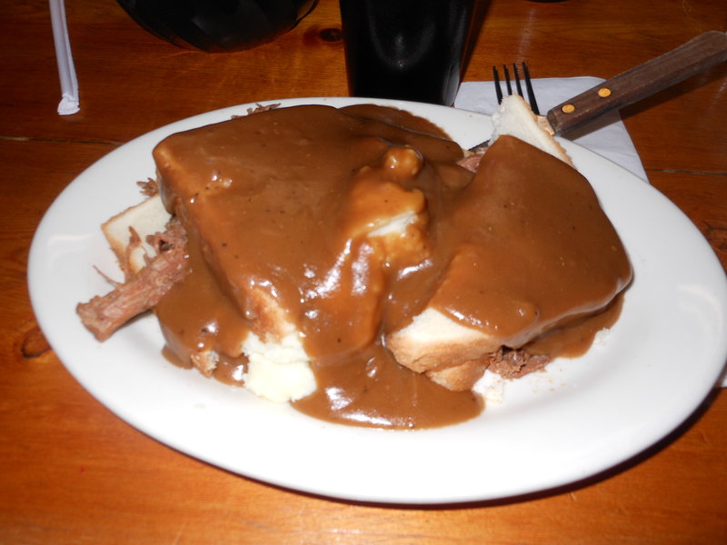 This was one of the specials for $5.75 and it was down right delicious.  Tom reported that the pork tender was darn good too.