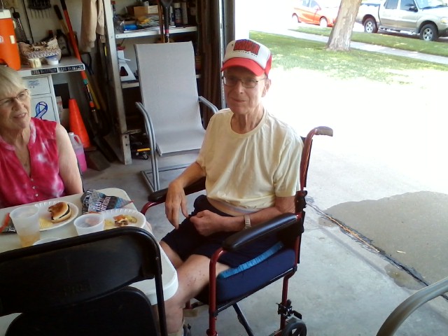 Reggie came out for the big bash yesterday - looking good!
