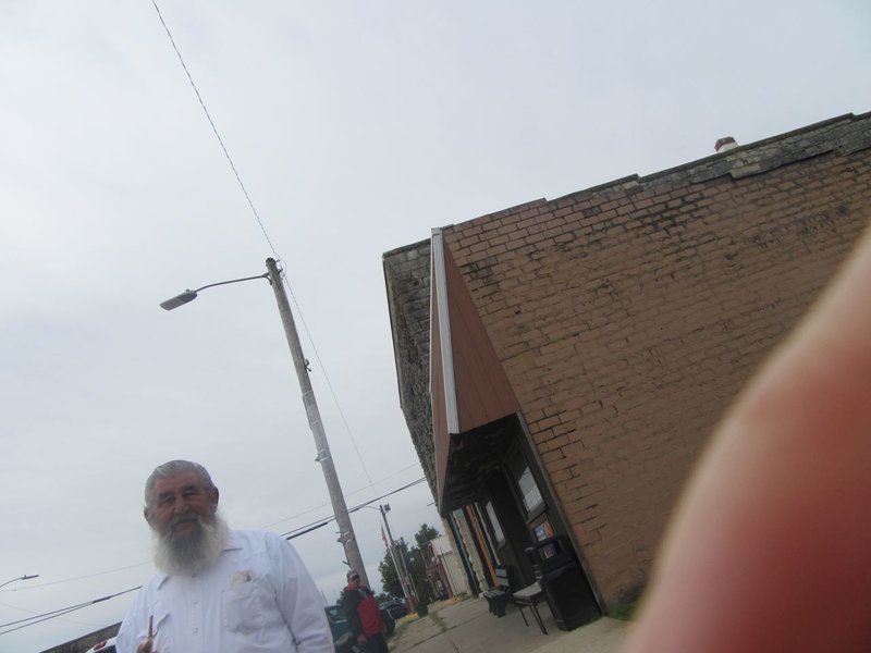 THIS GUY WAS THE LOCAL BARBER.  NICE GUY AND WE HAD A NICE CHAT!