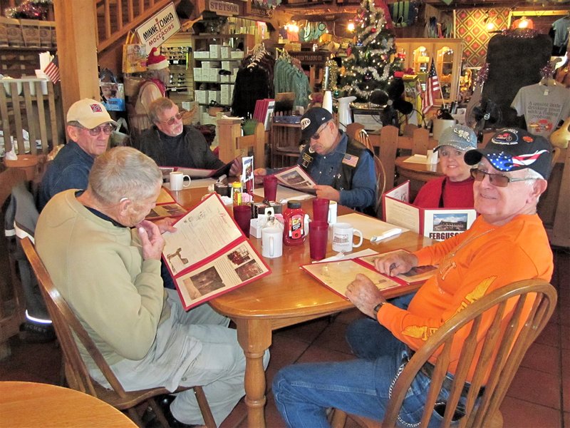 Gene, Harv, Steve, Don and Dennis and wife