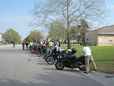 Bikes outside