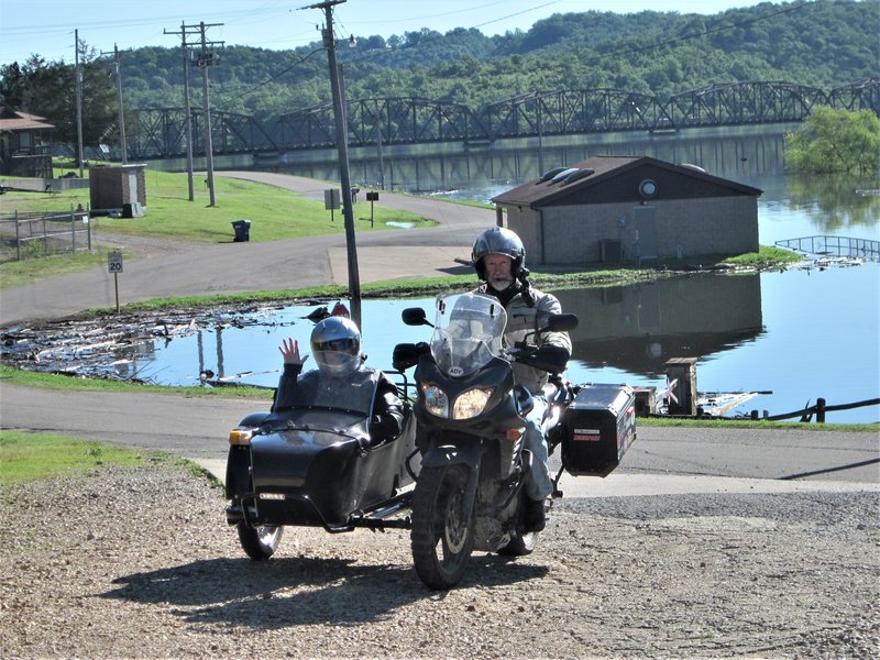 Jim and Kathy on their hack