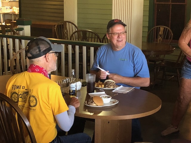 JOHN &amp; HIS FRIEND KENT (KENT IS ON FAR SIDE OF THE PHOTO). WELCOME TO ROMEO'S KENT!!!!