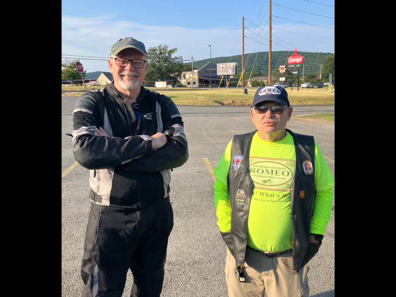 Glenn and Don showed up right on time .. always great to see them !!