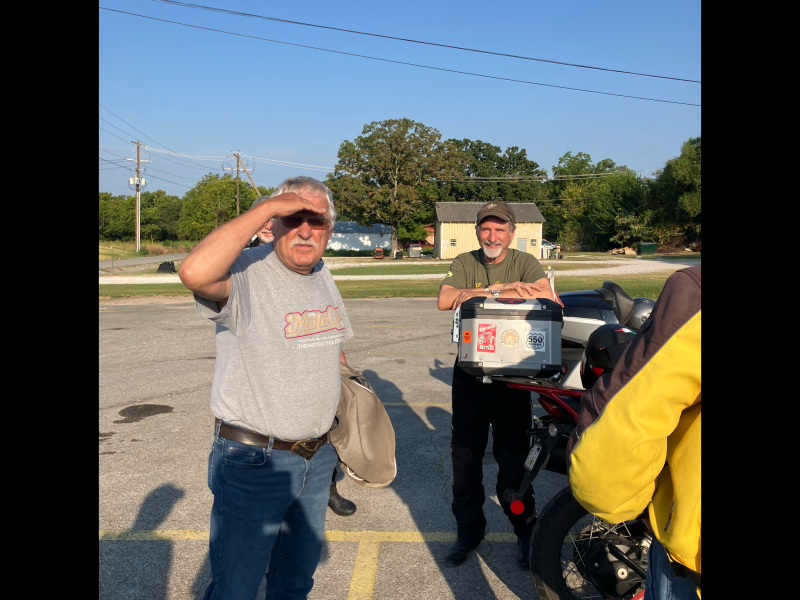 Just because I’m the new Ride Director Neil, you don’t have to keep saluting me. I know you respect me. It’s ok. John’s just chilling-out taking it all in.