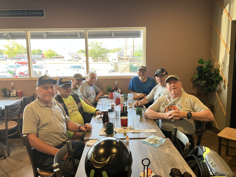 We had seven riders today. Hopefully next week we will have 15 plus.