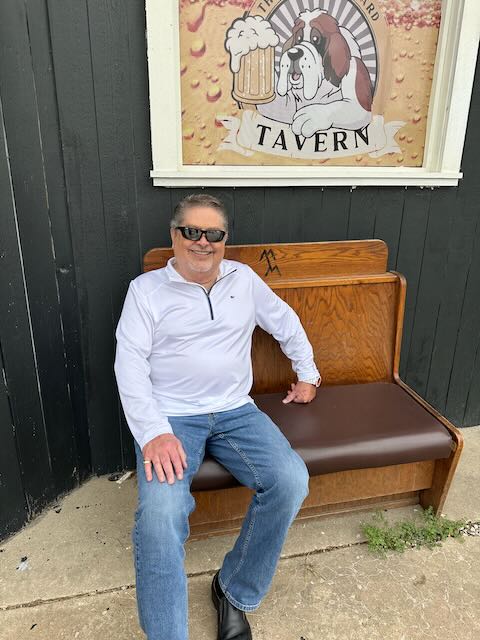 NICE TO HAVE A BENCH FOR THE OLD FOLKS.