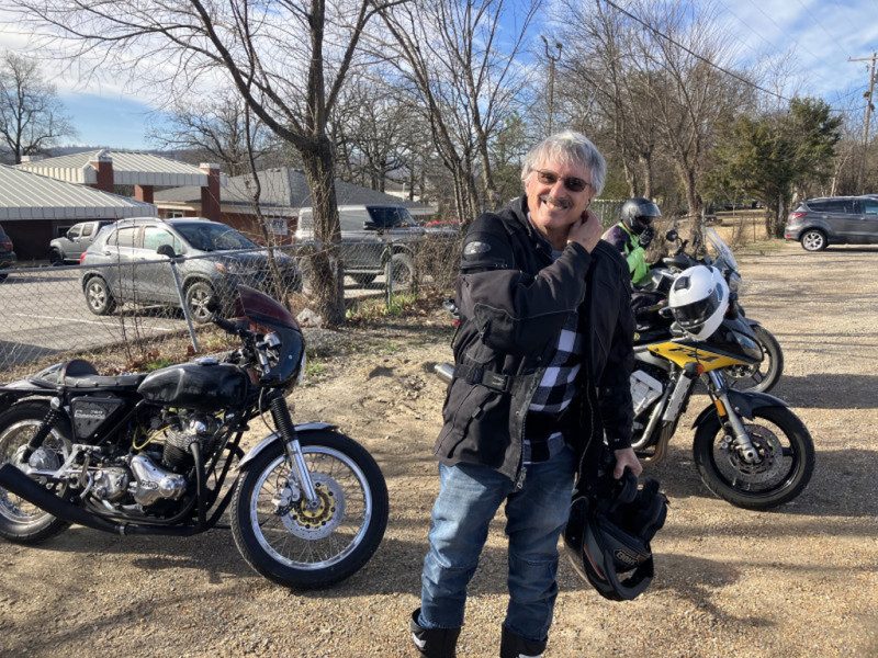 Looking good Bill. Lots of folks love your Norton Commando 750.