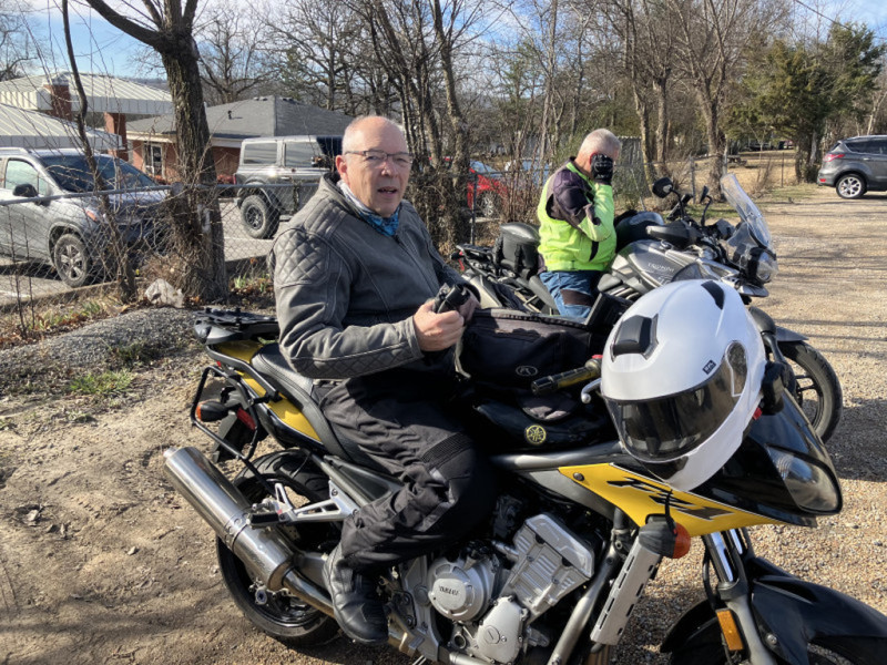 Glad you could join us Mike. We’ve missed you. Now that the holidays are over, we hope to see you often. We need more Mikes at our rides.