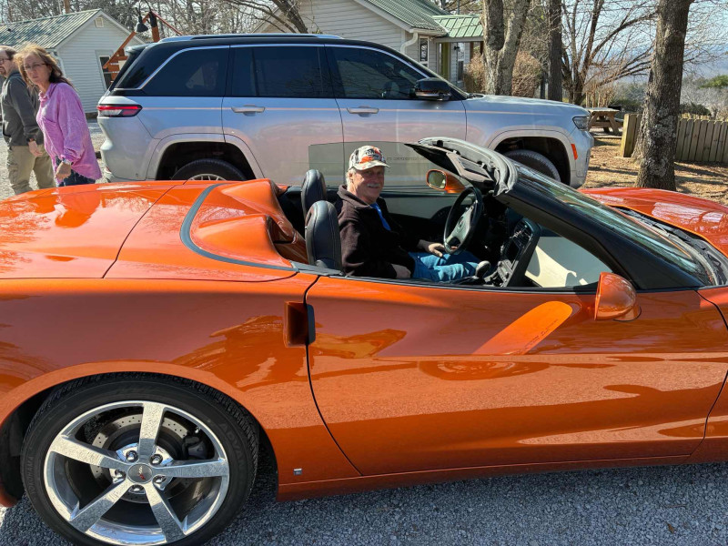Good thing you are married Fred. You’d have them hanging all over you. The beautiful vet would not hurt your chances either. Best looking corvette I’ve seen in a long time.