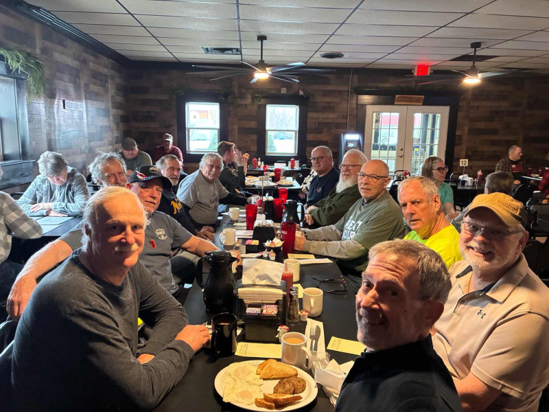 Great time gang. Thanks again for the great fellowship this morning.