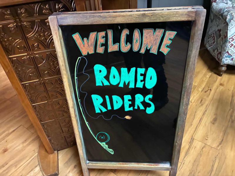 Love the colorful welcome sign. Always adds just a bit of festiveness to our RTEs. Thank you Rockbridge.