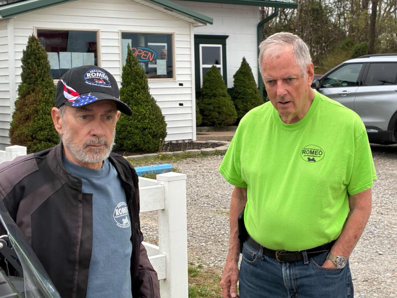 Here we go again. Steve Rogers and Mike Rowland pretending to not notice me. I stood there for what seemed like 2-3 minutes .. they never flinched. Like statues. I thought I was doing an ok job as  Ride Director.