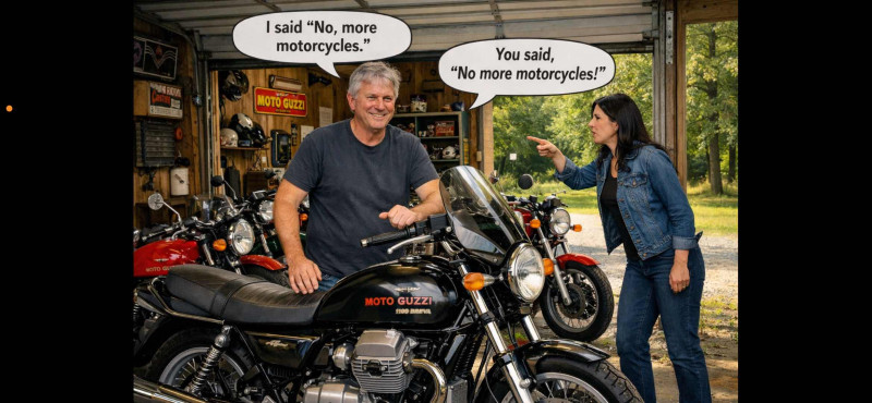 Thank you Mike Rowland for your incredible AI picture and music skills. How funny and true is this picture. I just love the grin on his face. Priceless.