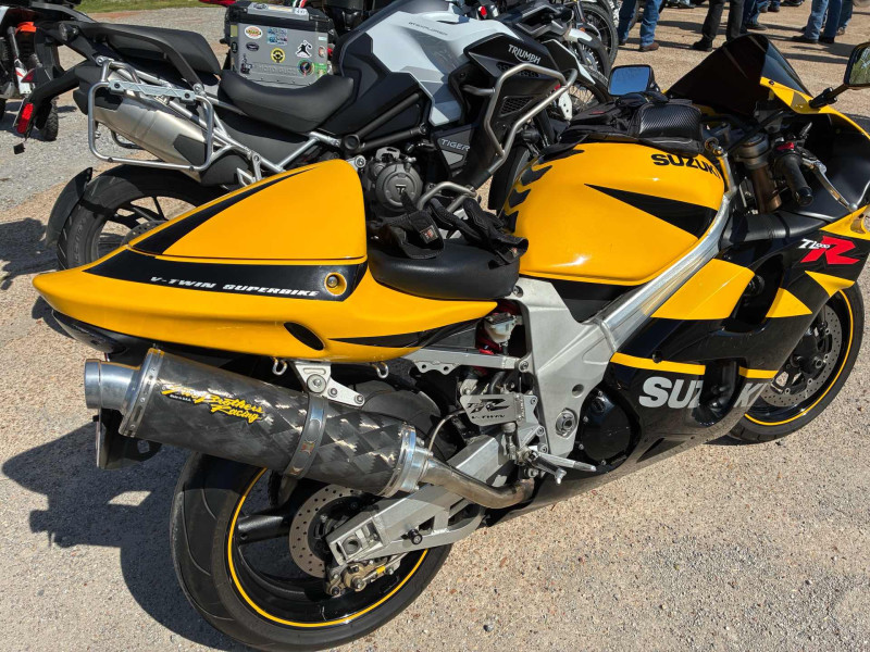 My TL1000R Suzuki. It’s fun but it just ain’t a two stroke.