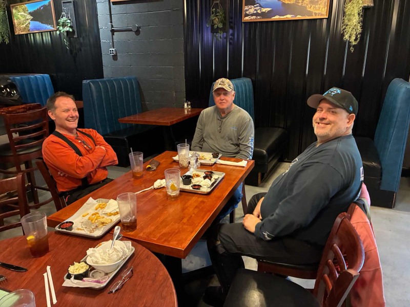 The handsome Merryman brothers along with Mike McClendon.