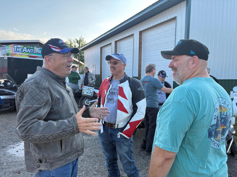 Multiple conversations going on here. Mike Newlun was also describing the size of something. Bill was not buying it.