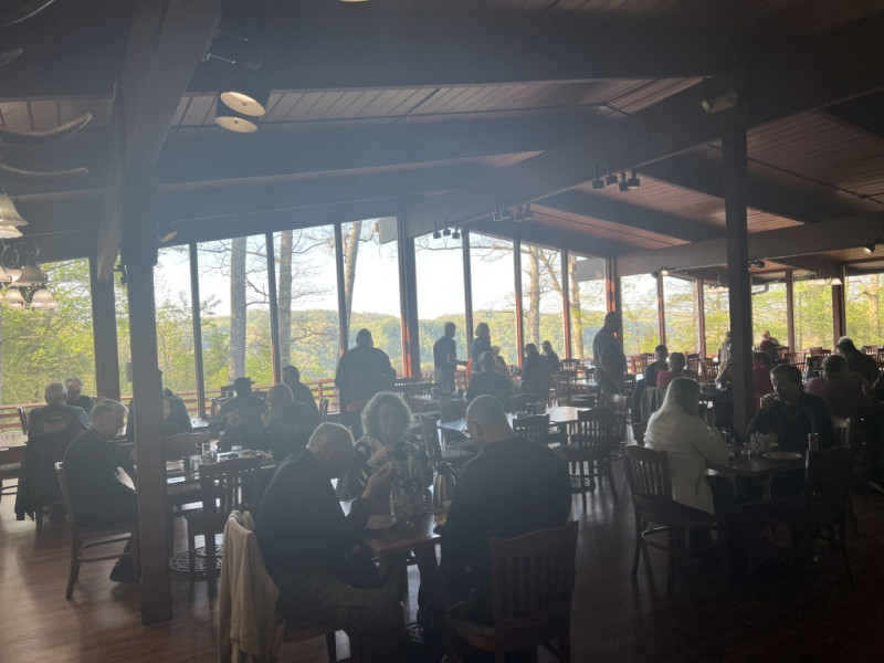 The lodge dining room