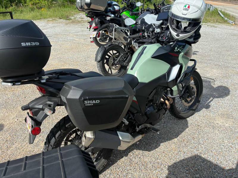 Mike Rowland’s Kawasaki 300 .. very impressed how he kept up with Glenn and Neil today. He had to be running 110 octane with nitrous. No one keeps up with Glenn and The Legend .. except Johnny Fast Hands .. but he’s constantly traveling. We do miss him.