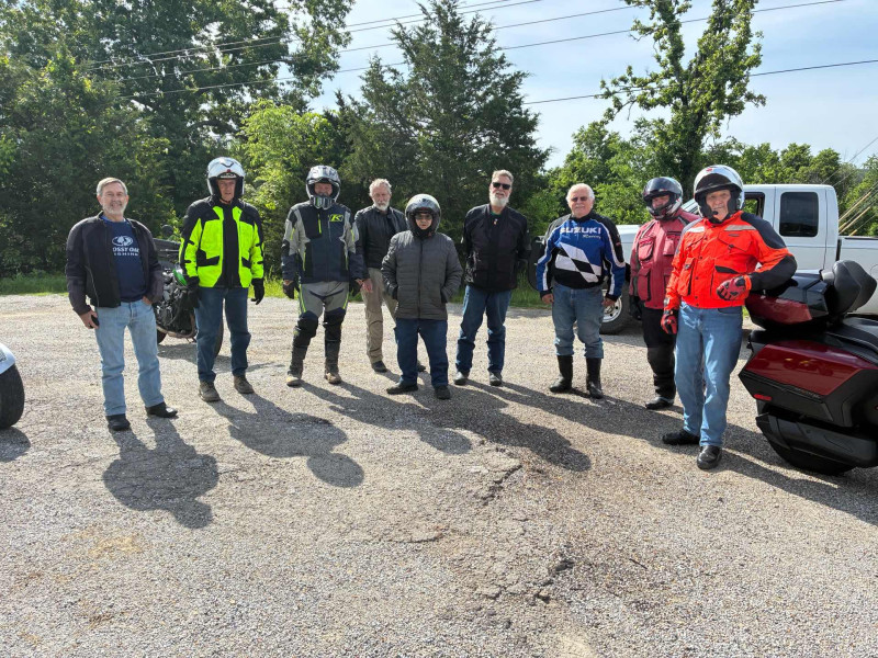 Great pic of the guys at the 341 Push Mountain bridge. So glad you all joined the ride today.,