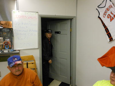 Dennis gets a little confused sometimes.  Note the sign on the door. In the future, Lady Romeos make sure and lock the door.