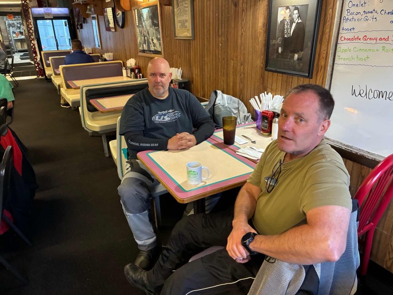 There they are .. the cool Merryman brothers. Couple fun guys. Great when they can come together. My food critics too. They’re helping me eat better. TY !!