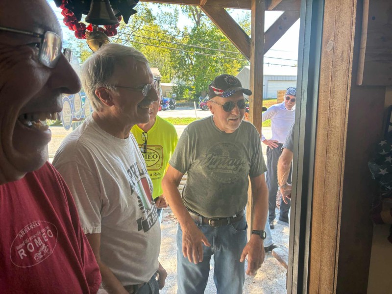 Mike N., Bill and Leo having a good laugh.