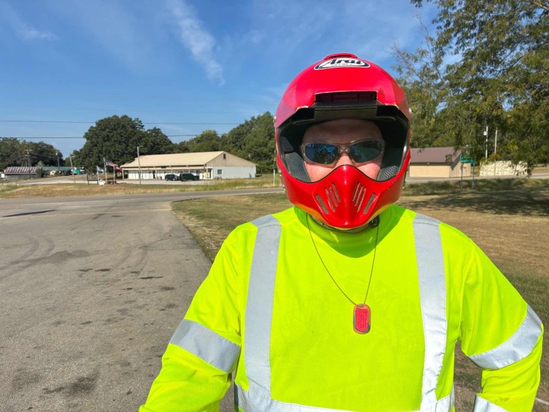 Still trying to figure out who this goofball is. I’ll ask some of the boys if they know. That open face helmet is like a catchers mit for yellow jackets, red wasps and tarantula hawks.