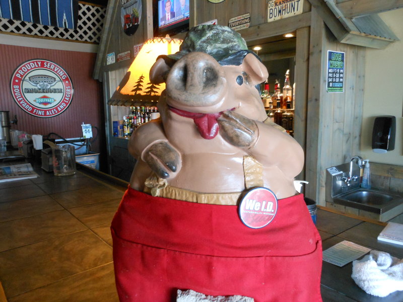 They didn't ID a lot of us today, because even a pig knows a bunch of old guys when he sees 'em.