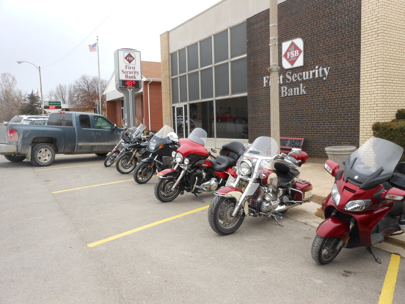 When I arrived at 10:20 these bikes were parked across the street, but there wasn't a ROMEO in sight until...